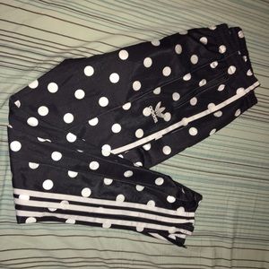 Polka Dot Adidas Track Pants